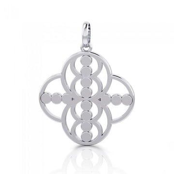 Energy Sterling Silver Hollow Pendant TPD3983 - Jewelry